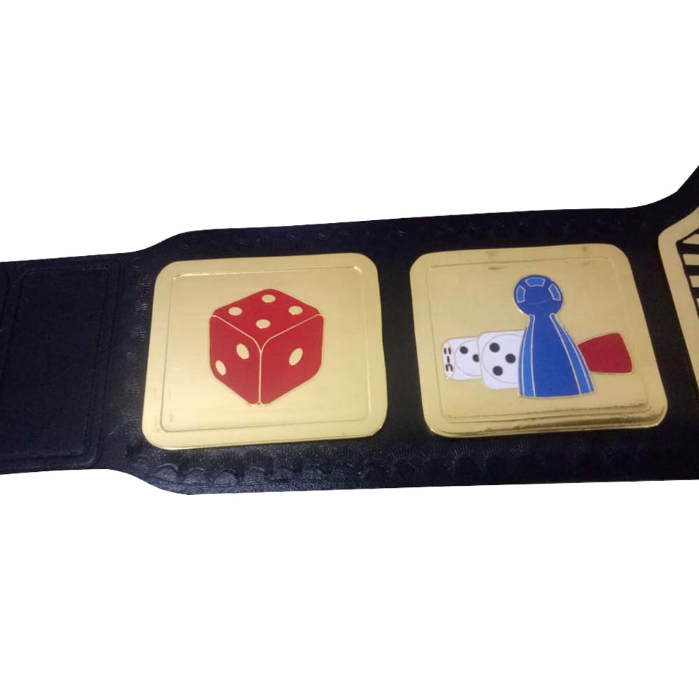 game night championship belt side plates