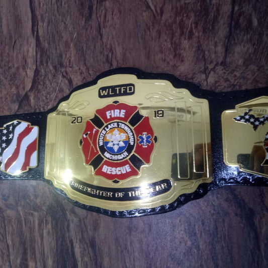 firefighter championship belt